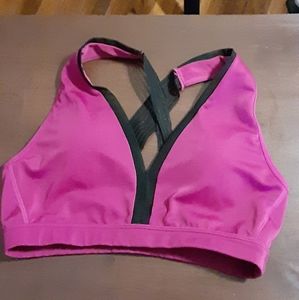 Purple Crossback Sports Bra